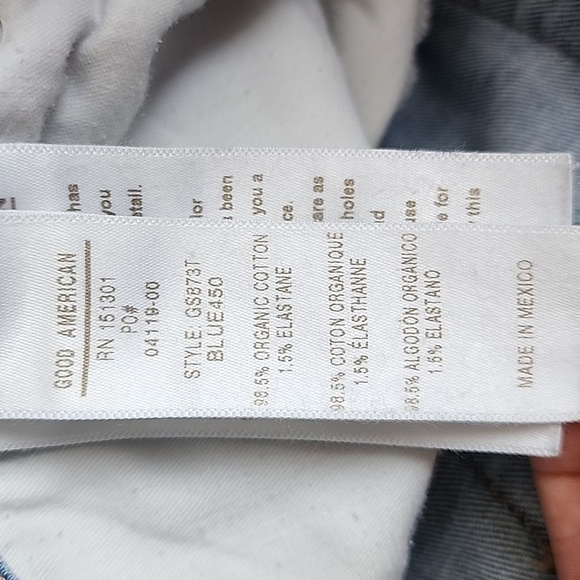 GOOD AMERICAN STRAIGHT JEANS/  14/32 - Picture 5 of 14